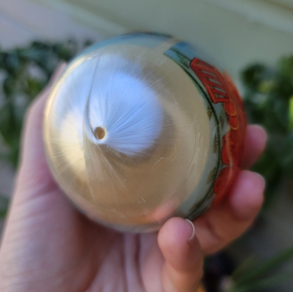 Christmas 1995 Santa Express Satin/Silk Tree Ornament Train Red & White Holiday - Picture 7 of 7